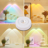 Led Lights Wireless Closet Kitchen Lights Under Furniture Battery Powered Sunset Nightlight Wall Lamp Bedroom Decoration Cabinet - Nioor