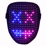 Led Mask Gesture Sensing With 50 Pattern Halloween Cosplay - Nioor