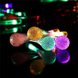 LED Outdoor Water Drops Solar Lamp String Lights LED Fairy Holiday Christmas Party Garland Garden Waterproof - Nioor