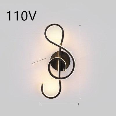 led wall lamp nordic minimalist bedroom bedside lamp - Nioor