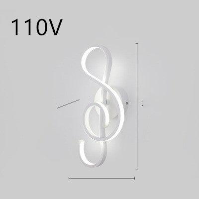 led wall lamp nordic minimalist bedroom bedside lamp - Nioor