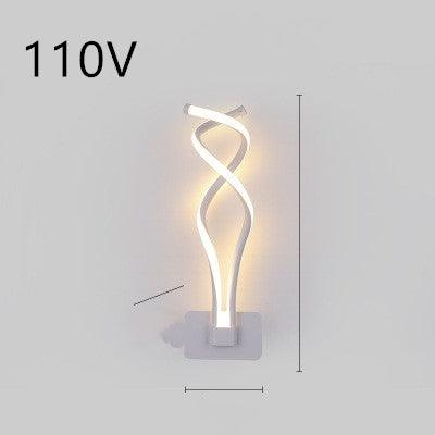 led wall lamp nordic minimalist bedroom bedside lamp - Nioor