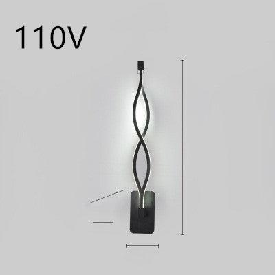 led wall lamp nordic minimalist bedroom bedside lamp - Nioor