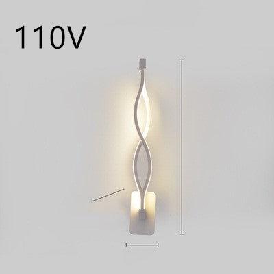 led wall lamp nordic minimalist bedroom bedside lamp - Nioor