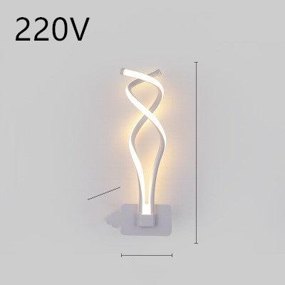 led wall lamp nordic minimalist bedroom bedside lamp - Nioor