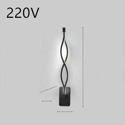 led wall lamp nordic minimalist bedroom bedside lamp - Nioor