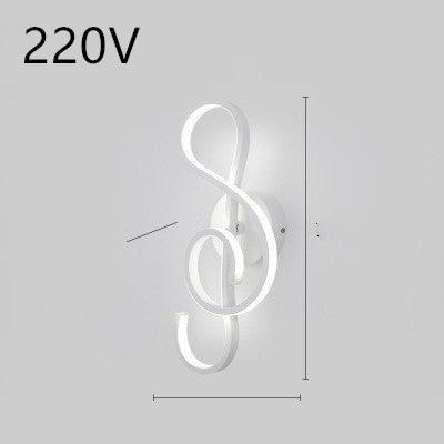 led wall lamp nordic minimalist bedroom bedside lamp - Nioor