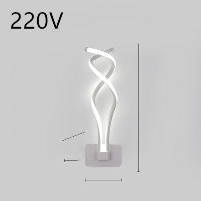 led wall lamp nordic minimalist bedroom bedside lamp - Nioor