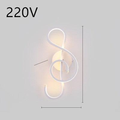 led wall lamp nordic minimalist bedroom bedside lamp - Nioor