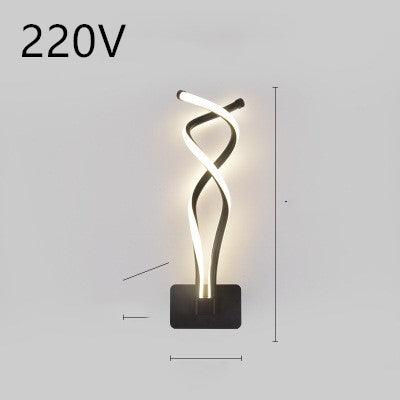 led wall lamp nordic minimalist bedroom bedside lamp - Nioor