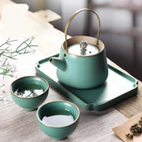 Lifting pot tea set tea cup set tea set - Nioor