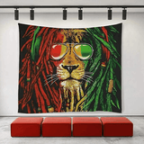 Lion tapestry art wall hippie art lion king tapestry - Nioor