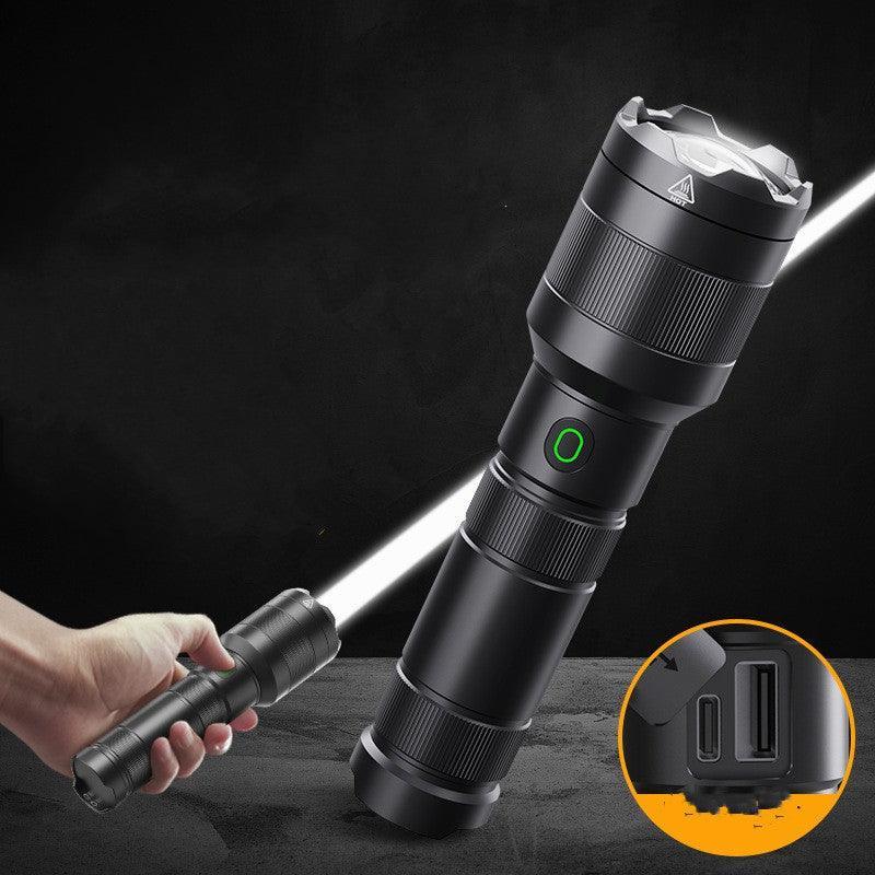 Long Shot Tactical Floodlight Rechargeable White Laser Flashlight - Nioor