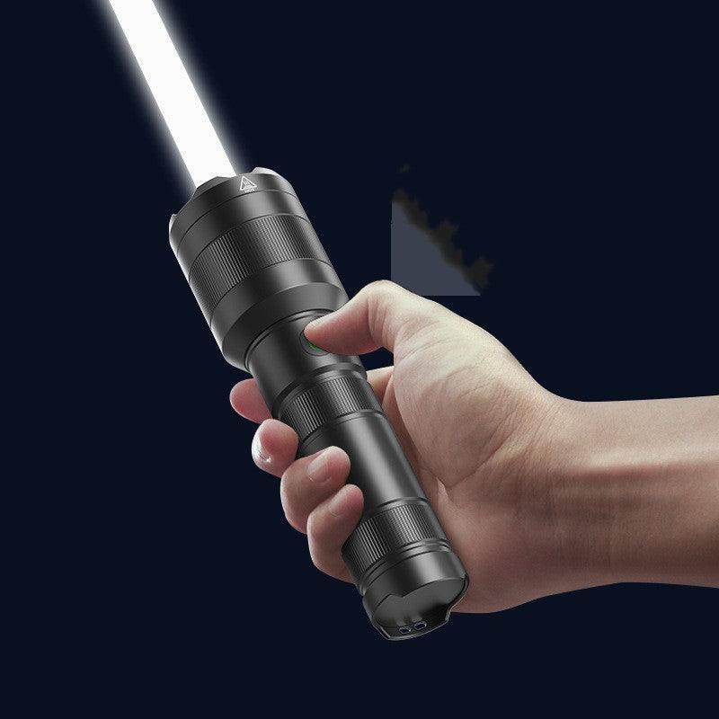Long Shot Tactical Floodlight Rechargeable White Laser Flashlight - Nioor
