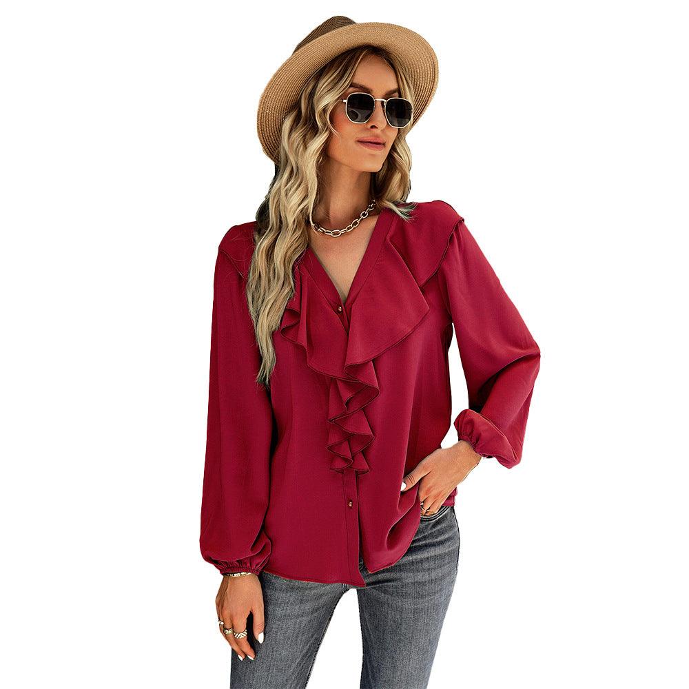 Long Sleeve Comfortable Shirt Spring And Autumn Top - Nioor