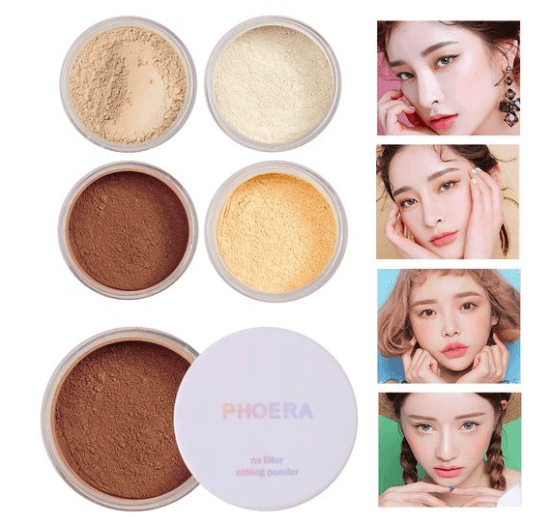 Loose Face Powder Translucent Smooth Setting Foundation Makeup - Nioor