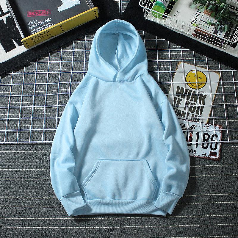 Loose Hooded Sweater Student Hoodie With Letter Print Sports Tops - Nioor