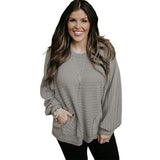 Loose Suitable For Daily Wear Casual Style Long-sleeved T-shirt For Women - Nioor