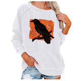 Loose Women's Tops Halloween Themed Sweatshirts - Nioor