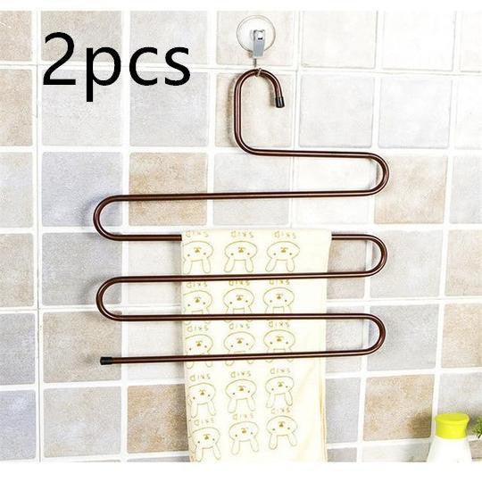 Magic non-slip s-type home pants rack - Nioor