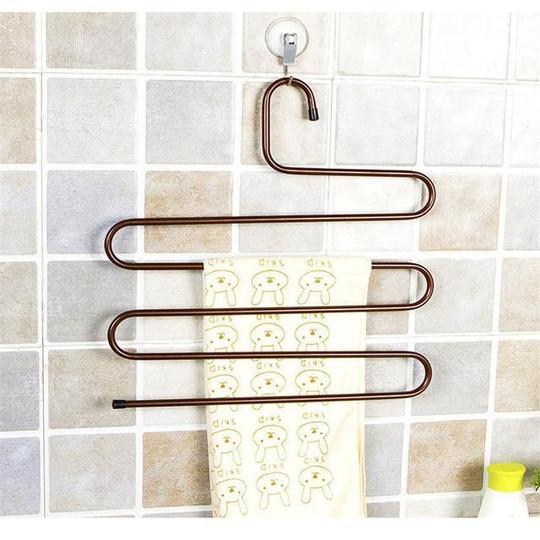 Magic non-slip s-type home pants rack - Nioor