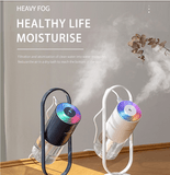 Magic Shadow USB Air Humidifier For Home With Projection Night Lights Ultrasonic Car Mist Maker Mini Office Air Purifier - Nioor