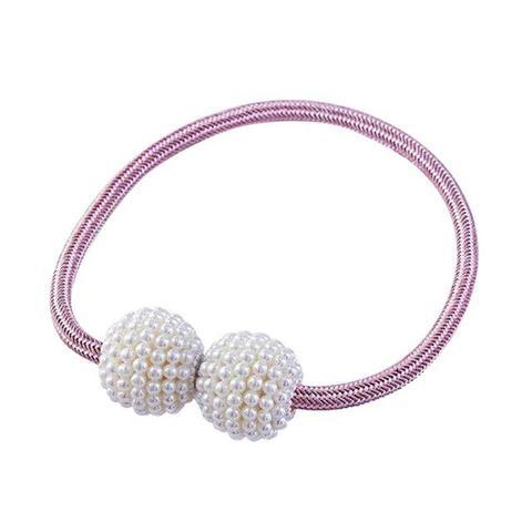 Magnetic Curtain Tiebacks Pearl Beads - Nioor