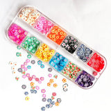 Manicure Ornament Handmade DIY Crystal Mud Clay Flower Fruit Slice - Nioor