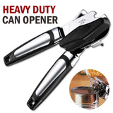 Manual Handheld Can Opener With Cutting Wheel Blade Lid Cap Openers - Nioor