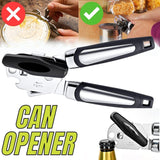 Manual Handheld Can Opener With Cutting Wheel Blade Lid Cap Openers - Nioor