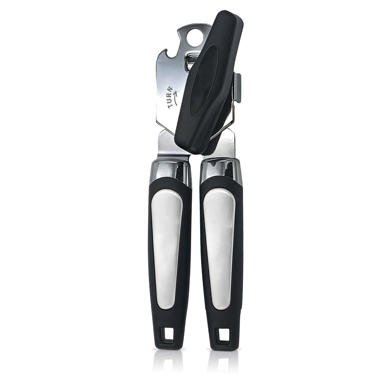 Manual Handheld Can Opener With Cutting Wheel Blade Lid Cap Openers - Nioor