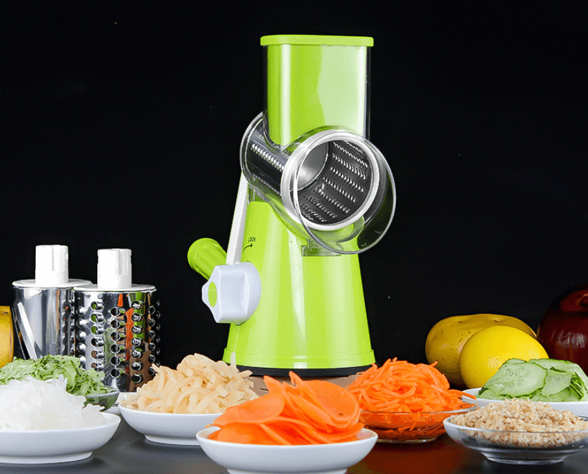 Manual Kitchen Accessories Multifunctional Round Mandoline Potato Slicer Vegetable Cutter Slicer Cheese Kitchen Gadgets - Nioor