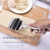 Manual Noodle Cutter Stainless Steel Roller Noodle Maker Fast Food Noodles Dough Rolling Machine Pasta Tools Gadgets For Kitchen - Nioor