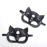 Masked Leather Rivet Mask - Nioor