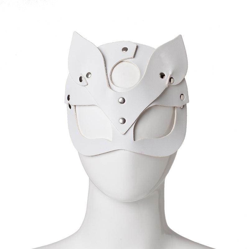 Masked Leather Rivet Mask - Nioor