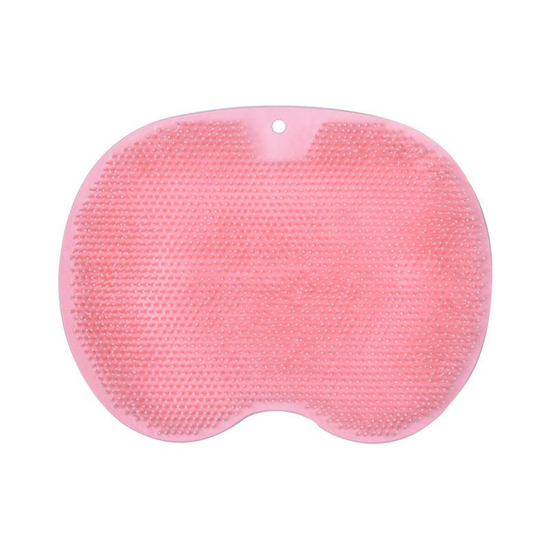 Massage Bath Brush Bathroom Non-slip Bath Mat Back Massage Brush Silicone Suction Cup Foot Rub Pad Body Cleaning Bathing Tool - Nioor