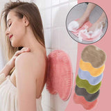 Massage Bath Brush Bathroom Non-slip Bath Mat Back Massage Brush Silicone Suction Cup Foot Rub Pad Body Cleaning Bathing Tool - Nioor