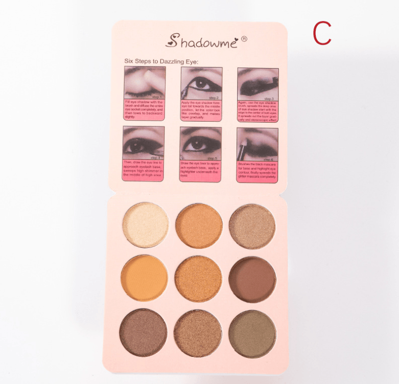 Matte Makeup Eyeshadow Pallete - B - Nioor