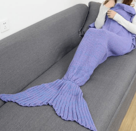 Mermaid Tail Knitting Sleeping Blanket - Nioor