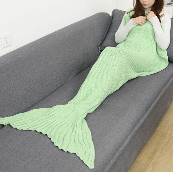 Mermaid Tail Knitting Sleeping Blanket - Nioor