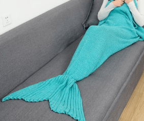 Mermaid Tail Knitting Sleeping Blanket - Nioor