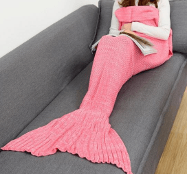 Mermaid Tail Knitting Sleeping Blanket - Nioor