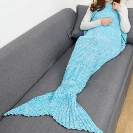 Mermaid Tail Knitting Sleeping Blanket - Nioor