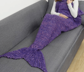 Mermaid Tail Knitting Sleeping Blanket - Nioor