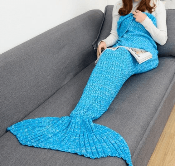 Mermaid Tail Knitting Sleeping Blanket - Nioor