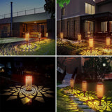 Metal Solar-powered Lawn Lamps Courtyard Decorative Waterproof - Nioor