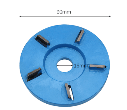 Meterk Six Teeth Power Wood Carving Disc Tool Milling Cutter For 16mm Aperture Angle Grinder Power Tool Accessories - Nioor