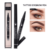 Microblading Eyebrow Pencil Waterproof Fork Tip Tattoo Pen Tinted Fine Sketch Eye Brow Pencils Long Lasting Eyebrows - Nioor