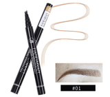 Microblading Eyebrow Pencil Waterproof Fork Tip Tattoo Pen Tinted Fine Sketch Eye Brow Pencils Long Lasting Eyebrows - Nioor