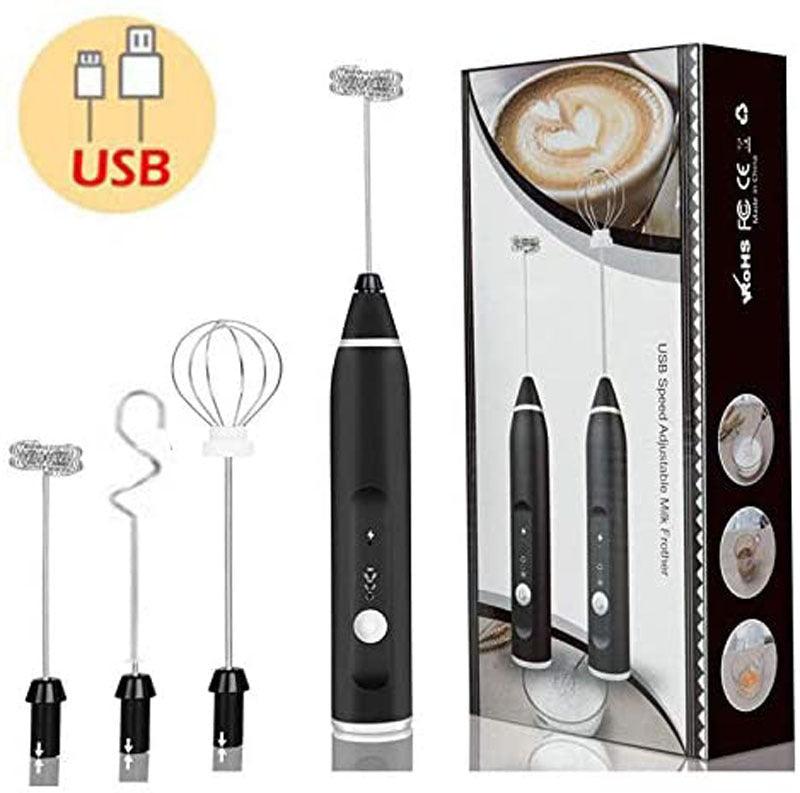 Milk Frother Electric Egg Beater USB Charging Mixer For Coffee Drink Portable - Nioor